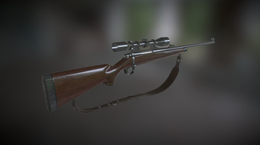 rifle - 3D model by basemesh.ca [503022e] - Sketchfab