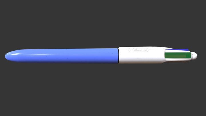 Free STL file 4 COLOR BIC PEN BODY 🎨・3D printing design to download・Cults