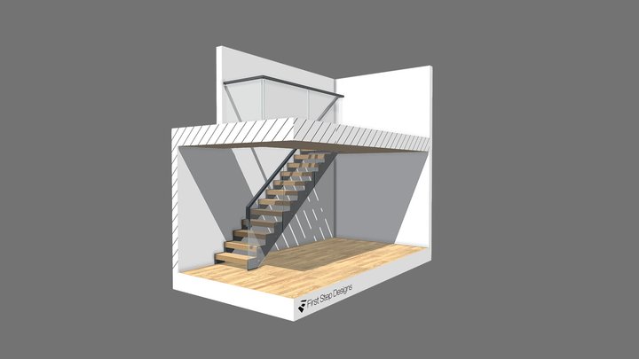 Booth preliminary design 3D Model