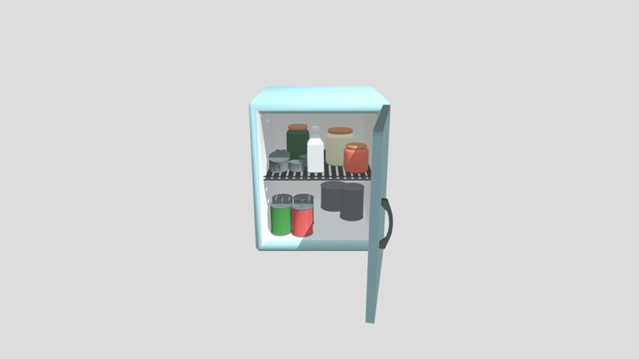 Fridge 3D Model