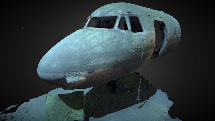 Photogrammetry of Plane Fuselage 3D Model