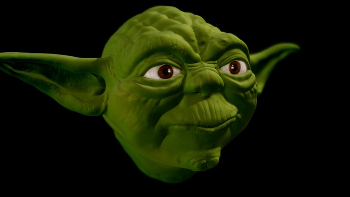 Yoda head 3D Model