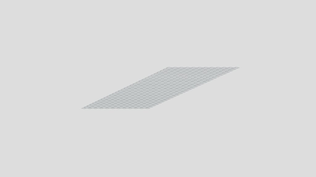 Car Grille Hexagonal Pattern Pl