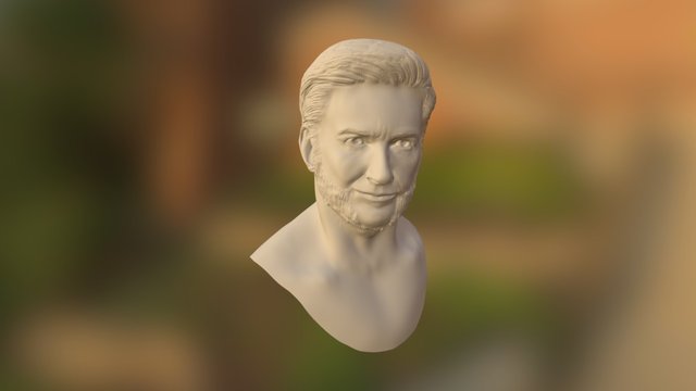 Male Portrait 3D Model