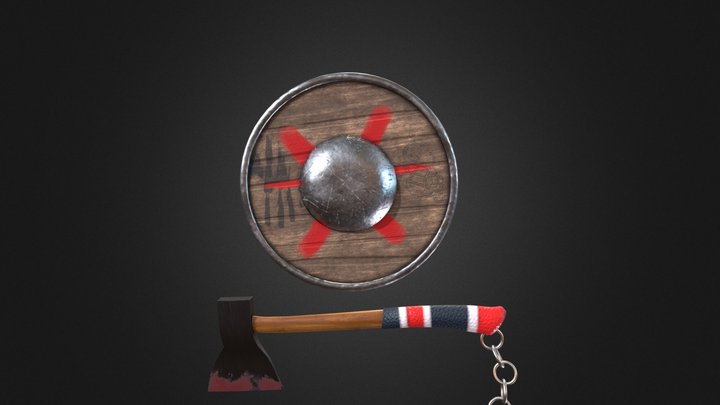 Machado couro de cobra 3D Model