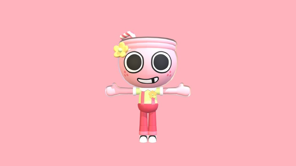 Flowery punch finn skin