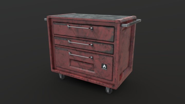 Industrial Toolbox 3D Model