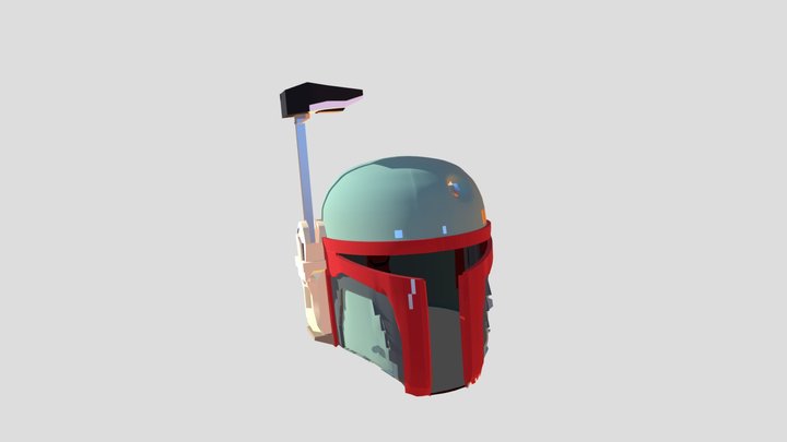 Boba Fett Helmet 3D Model