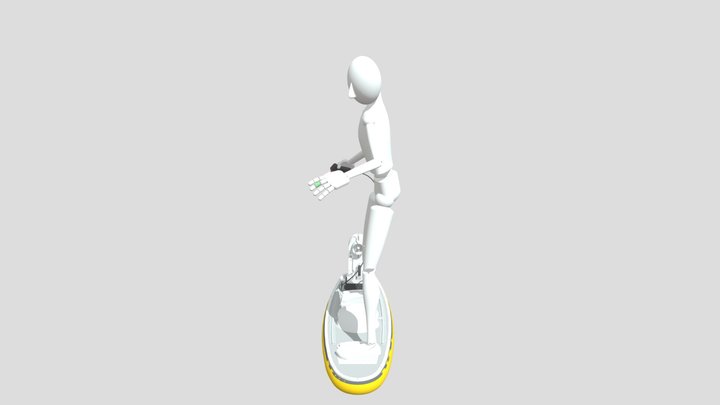 Hoverboard 3D Model