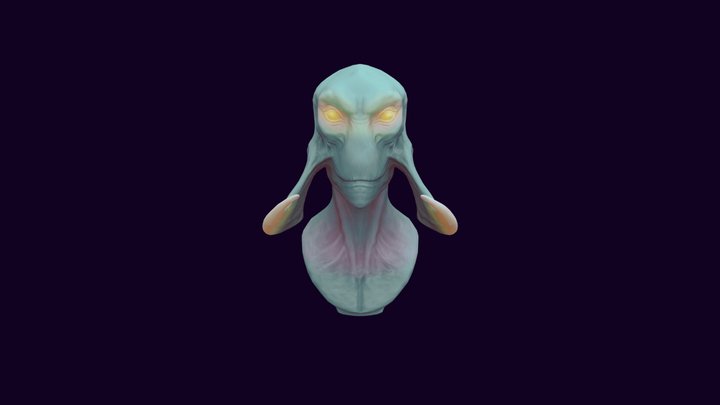 ALIEN_LP_UVW 3D Model