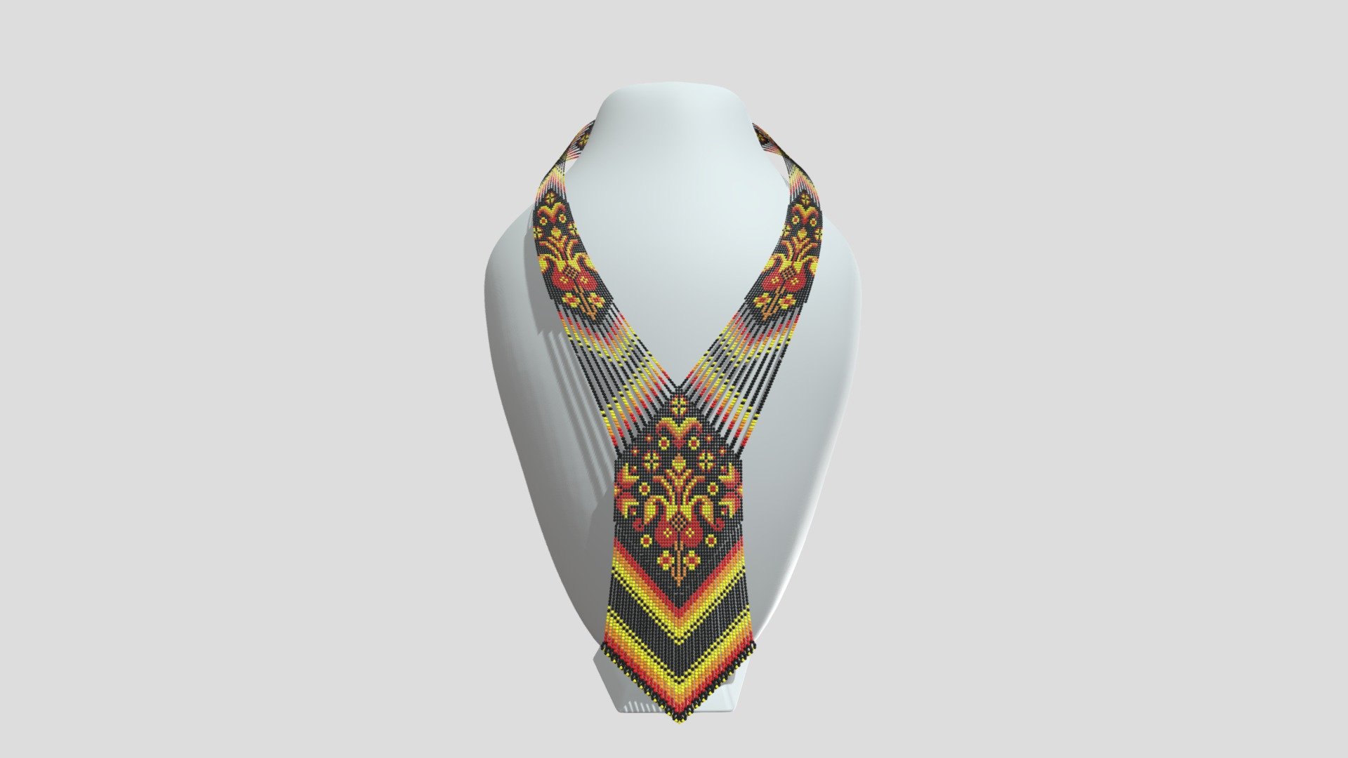 Sarawak Beads Neclace Loom 2