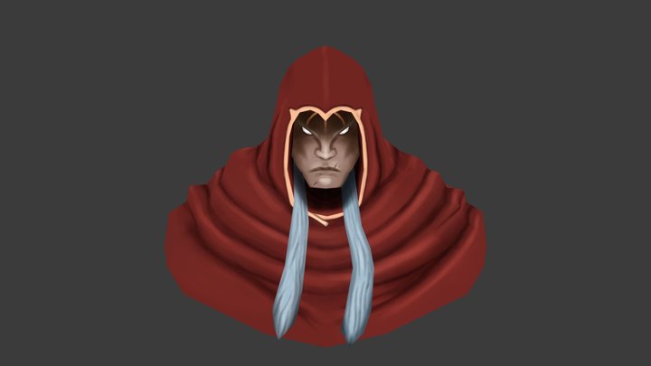 Darksiders War Bust 3D Model