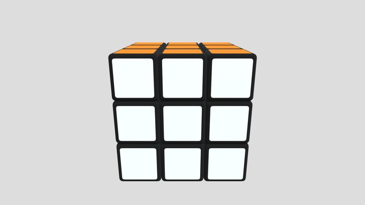 Rubik cube 3D Model