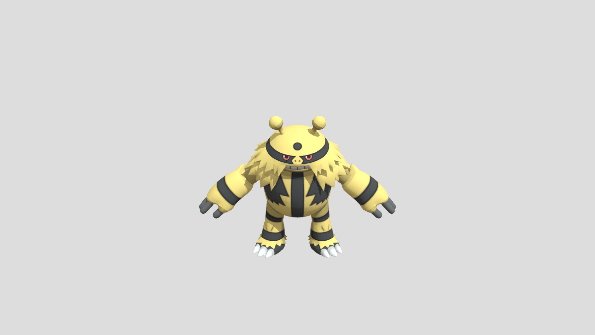 Electivire - Download Free 3D Model By Nguyenlouis32 [503c3b3] - Sketchfab