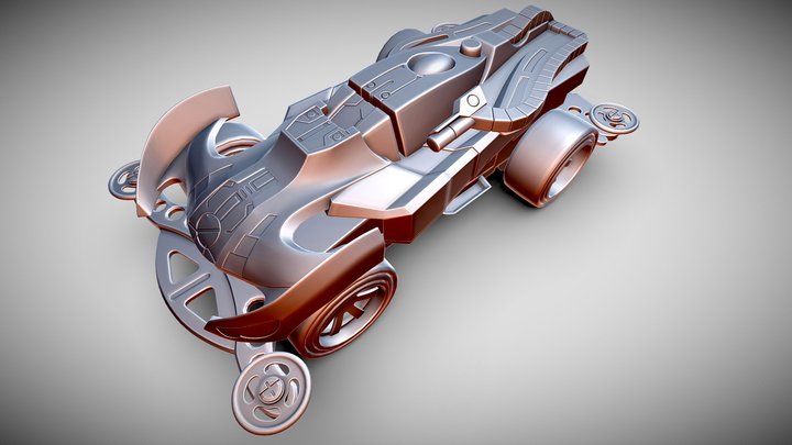 Scan 2 Go Cars "Scorvilain" 3D Model