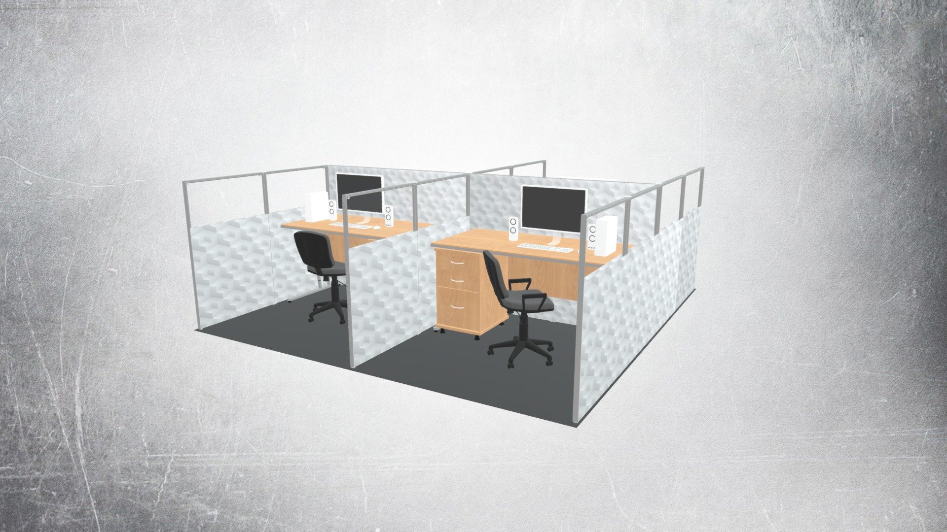 QSEG Cubicle - Tri - Print+TPU