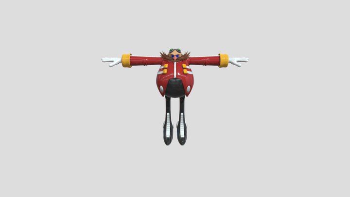 PC Computer - Sonic Forces - Dr Eggman 3D Model