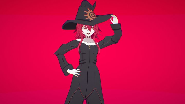 Crimson from Ragna Crimson ラグナクリムゾン 3D Model