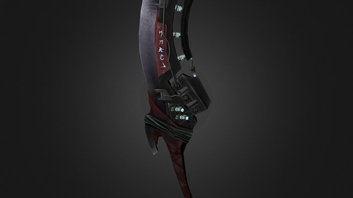 Engine Blade 3D Model