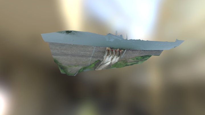 Jatigede Dam 3D Model