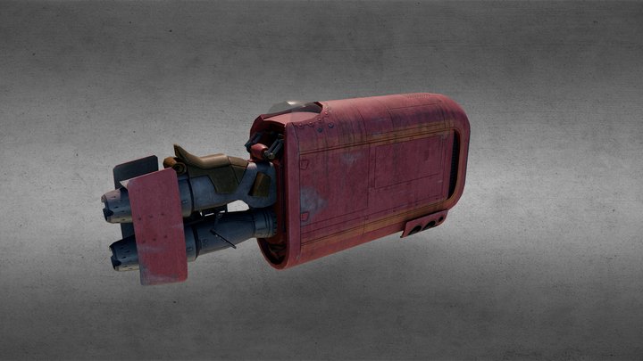 Star Wars - Rey's Speeder 3D Model