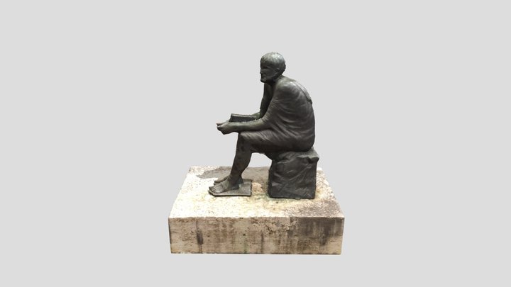Rieti - Statua Di Marco Terenzio Varrone 3D Model