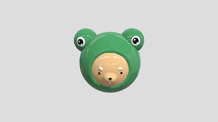Frog Doge 3D Model