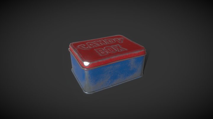 Old Candy box 3D Model