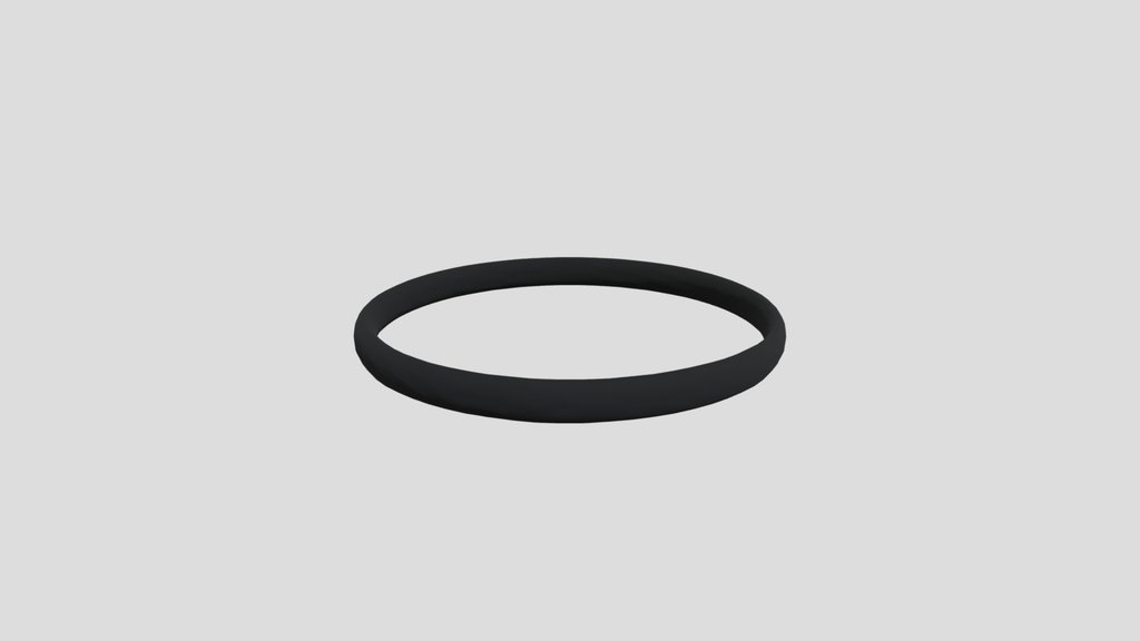 Black generic hair tie