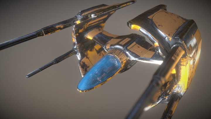 Star Fighter 3D Model