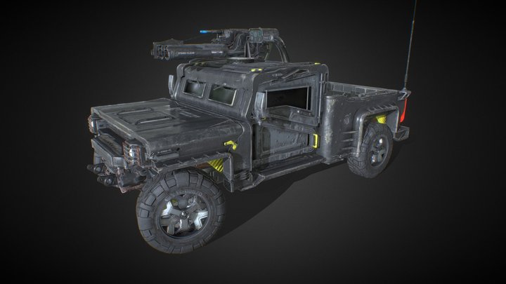 Hammerhead_Truck 3D Model