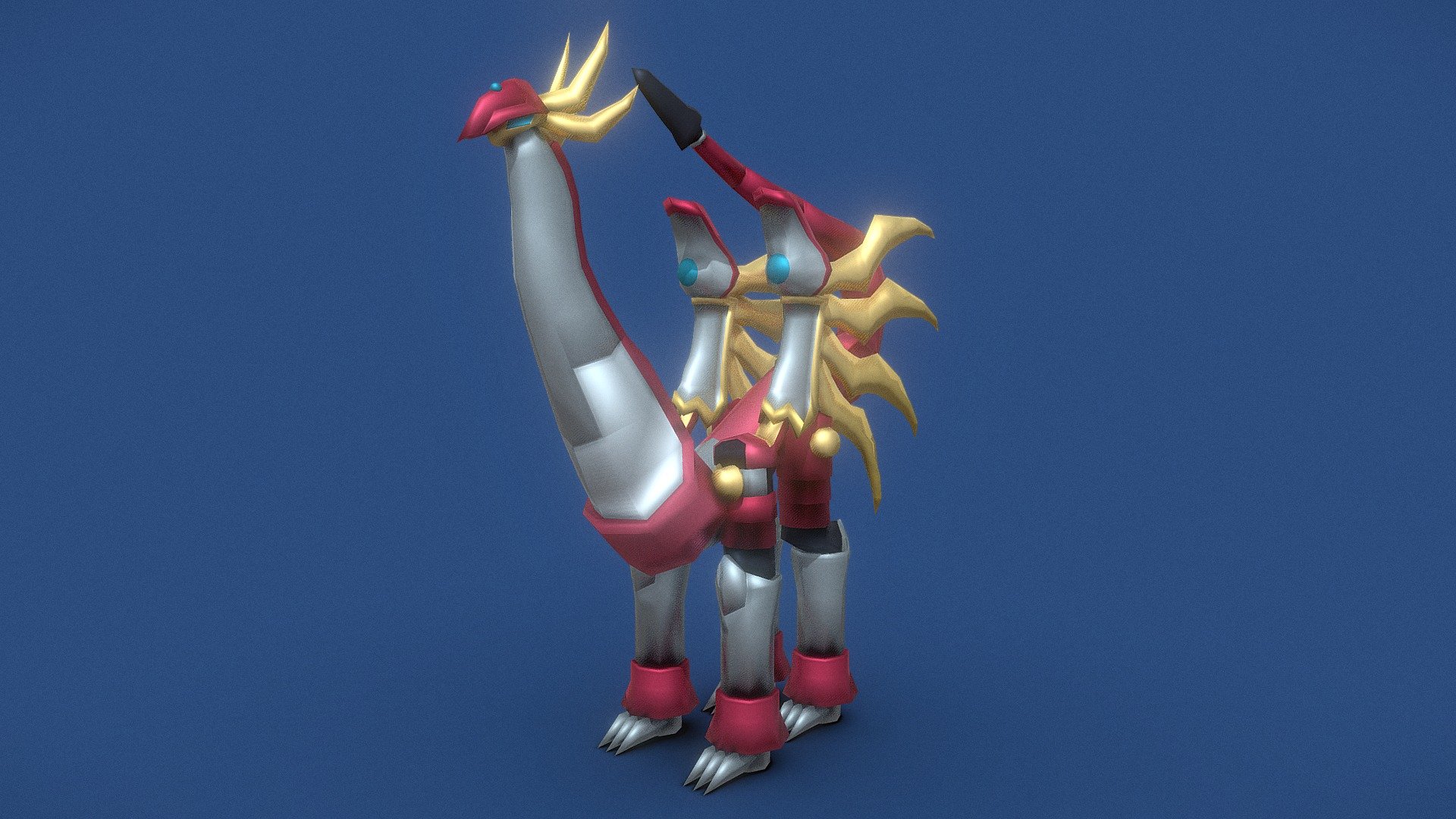 ZW-Dragonic Halberd (Yugioh) - Buy Royalty Free 3D model by Yanez ...