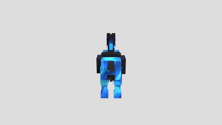 minecraft horse animest god pro 3D Model