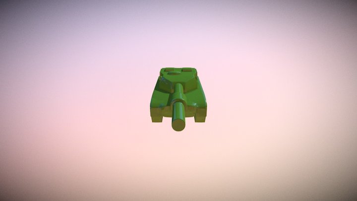 M1 Abrams Micro Tank 3D Model