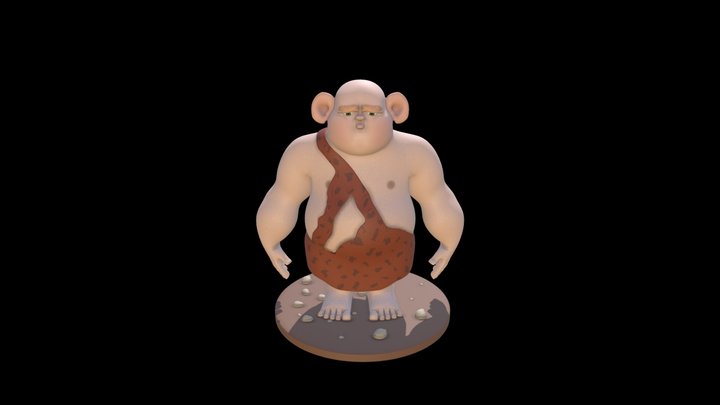 caveman 3D Model