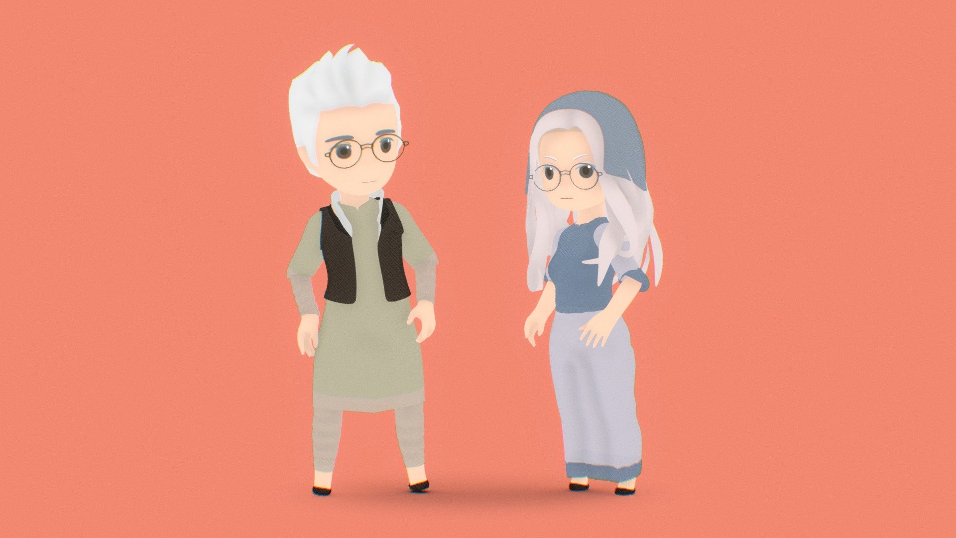 Haveto: the parent of The Glasses Chibi Ver