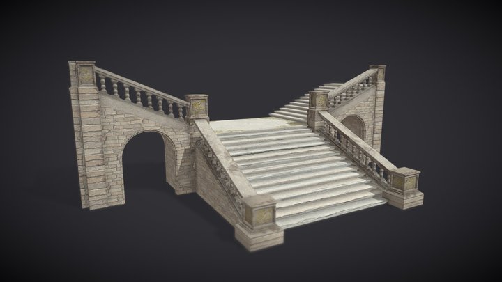 Museum Of Natural History |  Stairs 3D Model