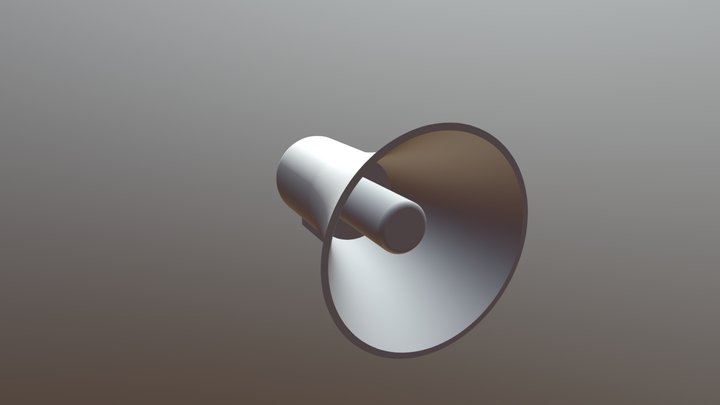 Megaphone Top 3D Model