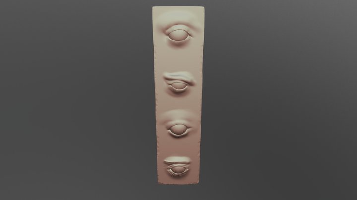 Day 8 Eyes 3D Model