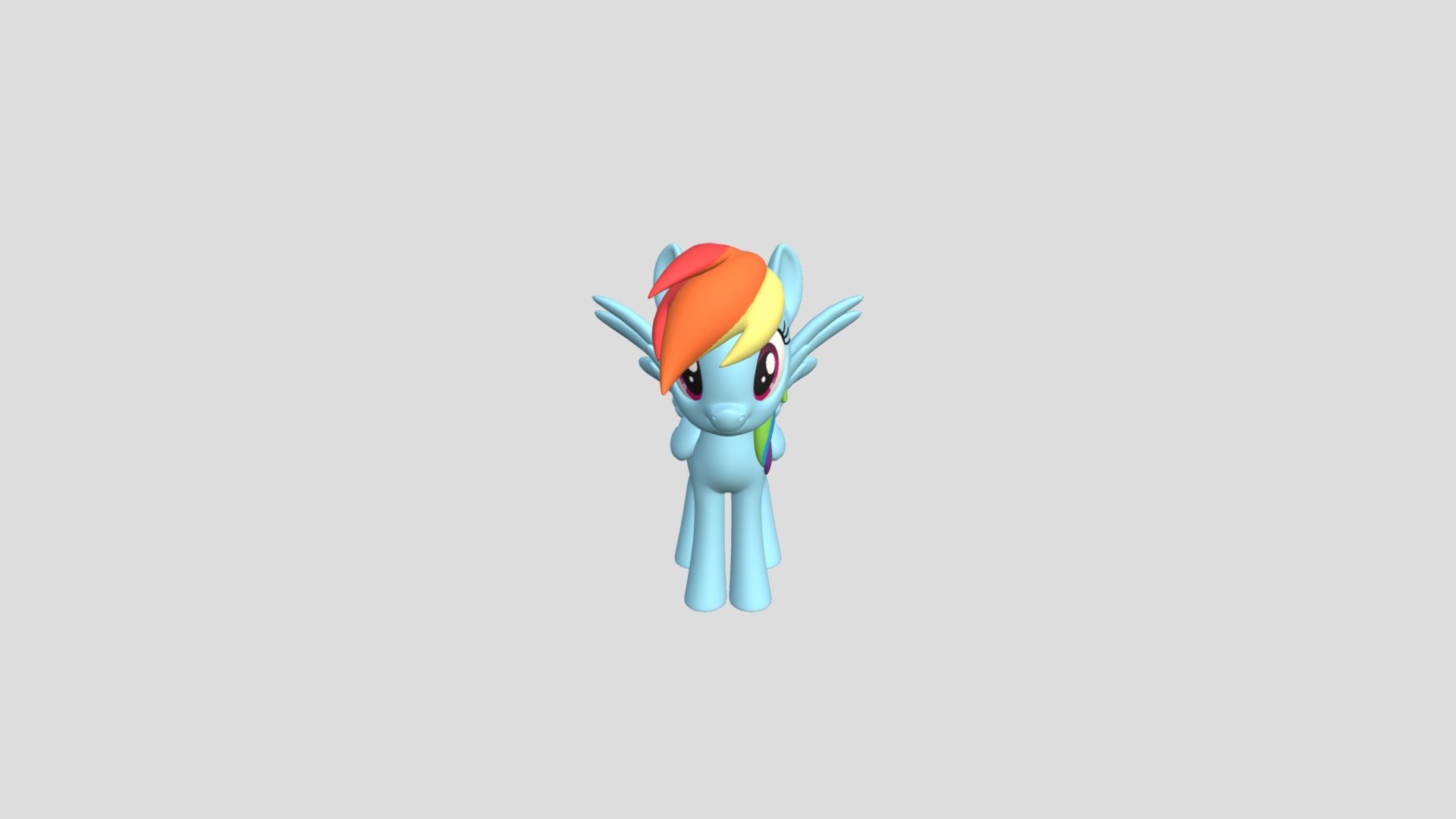 G4 Rainbow Dash [August 2024 Update] - Download Free 3D model by ...