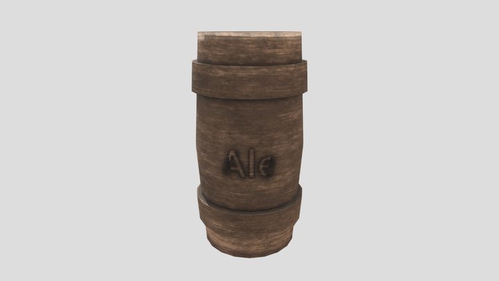 barrel high low baking 3D Model