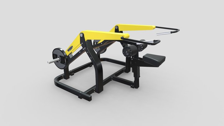 Technogym Plate Loaded Seated Dip 3D Model