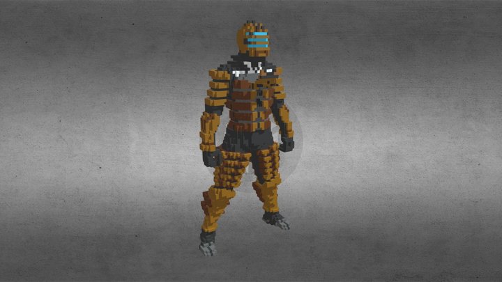 Isaac Clarke(dead space)【Voxel】 3D Model