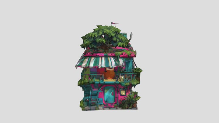 Solarpunk house