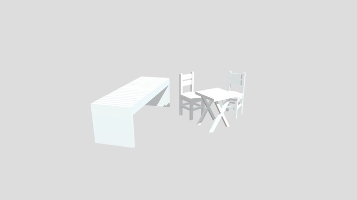 Eco House - 3 Simple Props 3D Model