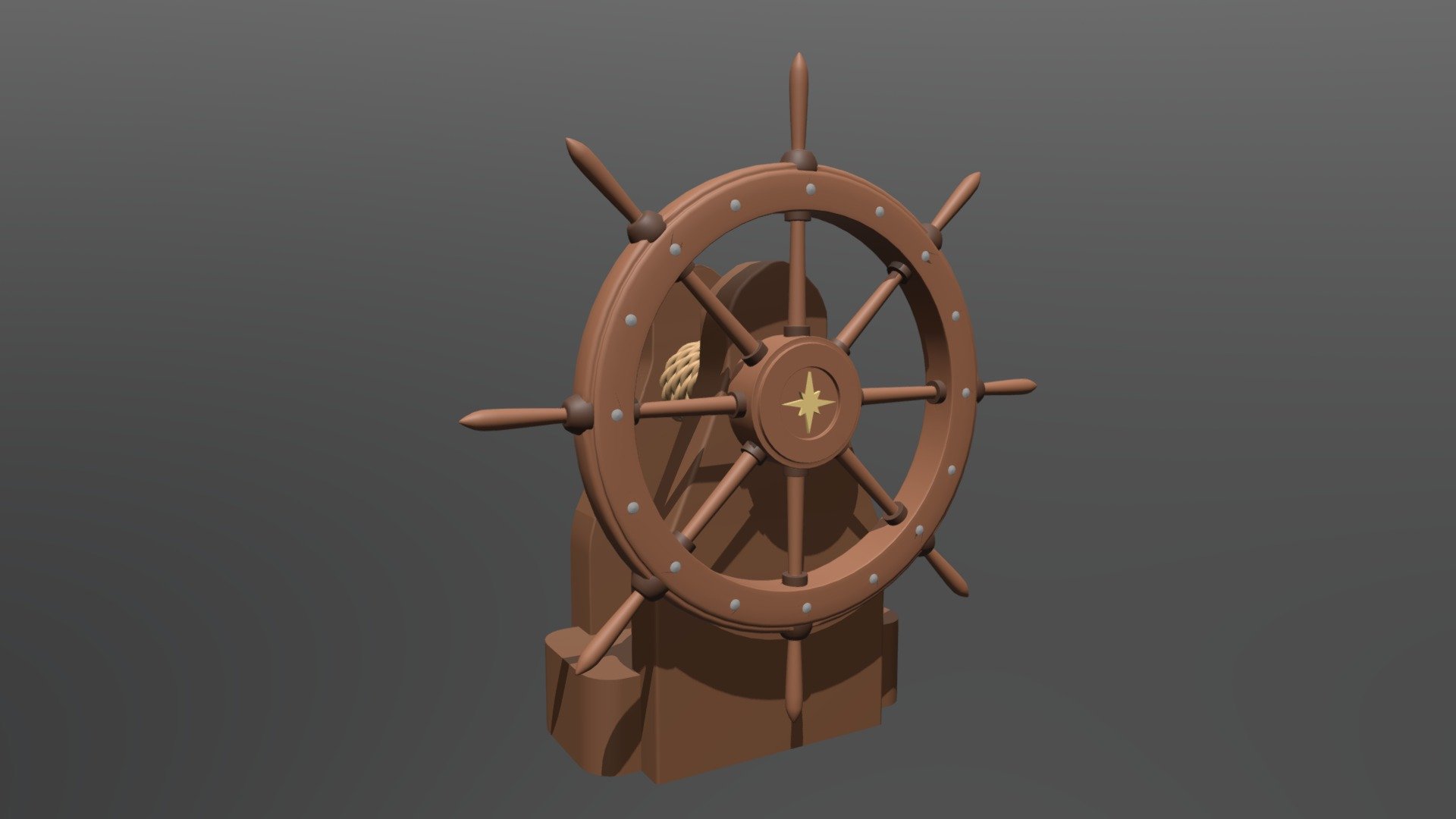 Captain's Helm - Pirate Junk Project
