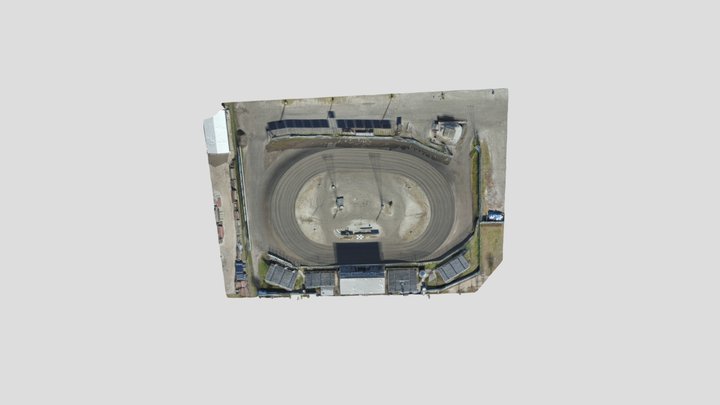 River Cities Speedway 3D Model