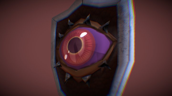 Escudo Olho do Fim 3D Model