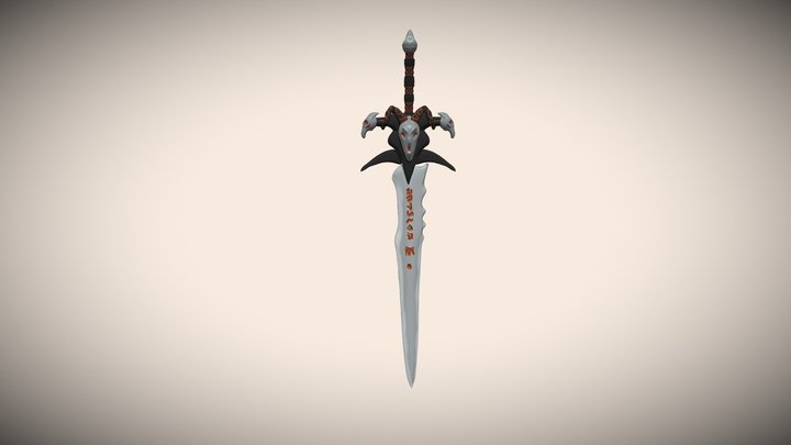 Lich King's Frostmourne adaptation 3D Model