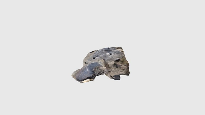 Los morteros mortars Blair Canyon 3D Model